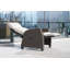 Fauteuil de patio inclinable avec coussin Brazos