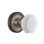 Rosette classique avec bouton de lait blanc Waldorf