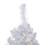 Arbre de Noël artificiel pin blanc 6,5 pi avec lumières claires