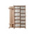 Modern Hall Stand with Multipurpose Hanging Rack, Sonoma Oak, 53.1 x 75.6 x 14.2 inches | 100% Melamine Coated Particle Board, Thickness: 0.7 inches | Stylish Design with Plastic Legs & Wooden Handles, Ample Storage & Shelves-1646741993