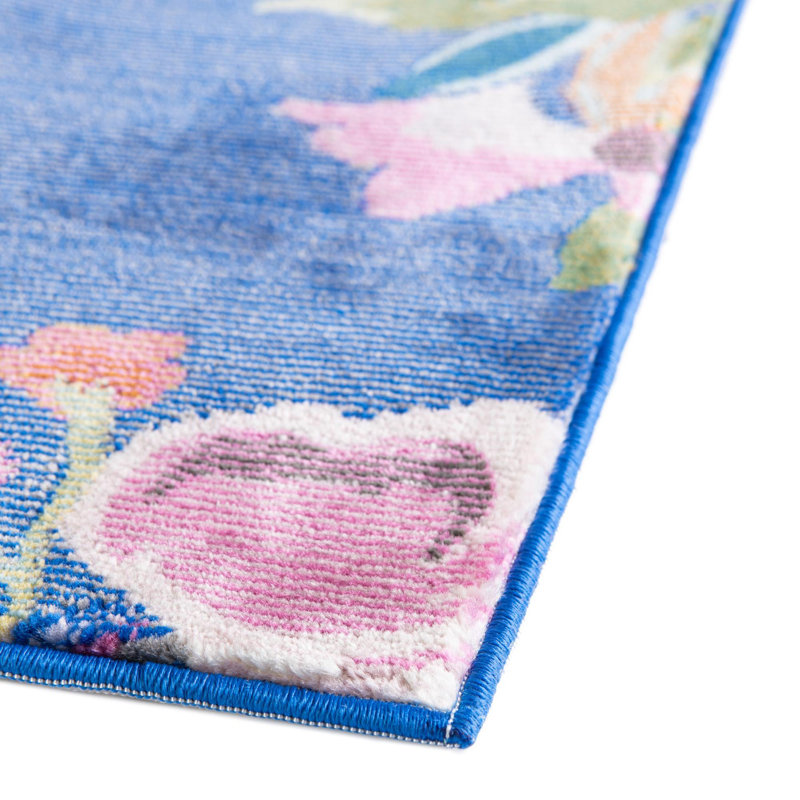 Floral Indoor Rug, Rectangle 2' x 3'