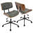 Mid-Century Modern Adjustable Office Chair With Swivel-304020027