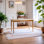 Solid wood oak dining table