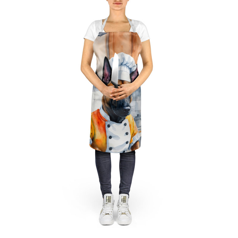 No Pattern Bib Apron