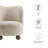 Monroe Boucle Fabric Accent Chair-104318236