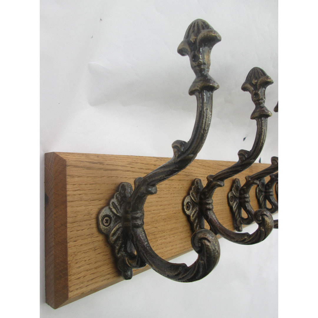 Neffs Solid Wood 8 - Hook Wall Mounted Coat Rack