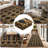 Animal Print Machine Washable Rugs for Living Room Bedroom Non Slip Soft Low Pile Checkered Indoor Carpet for Dining Room-337833714