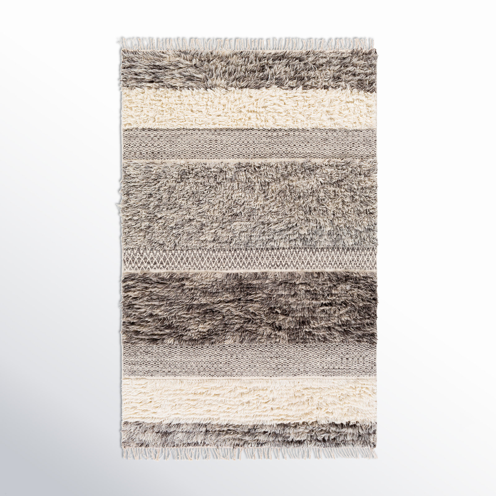 Catalina Handmade Wool Rug, Rectangle 2' x 3'