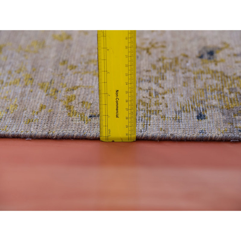 Ceila One-of-a-Kind Rectangle 9' X 12'2" 1950s Wool Area Rug Beige