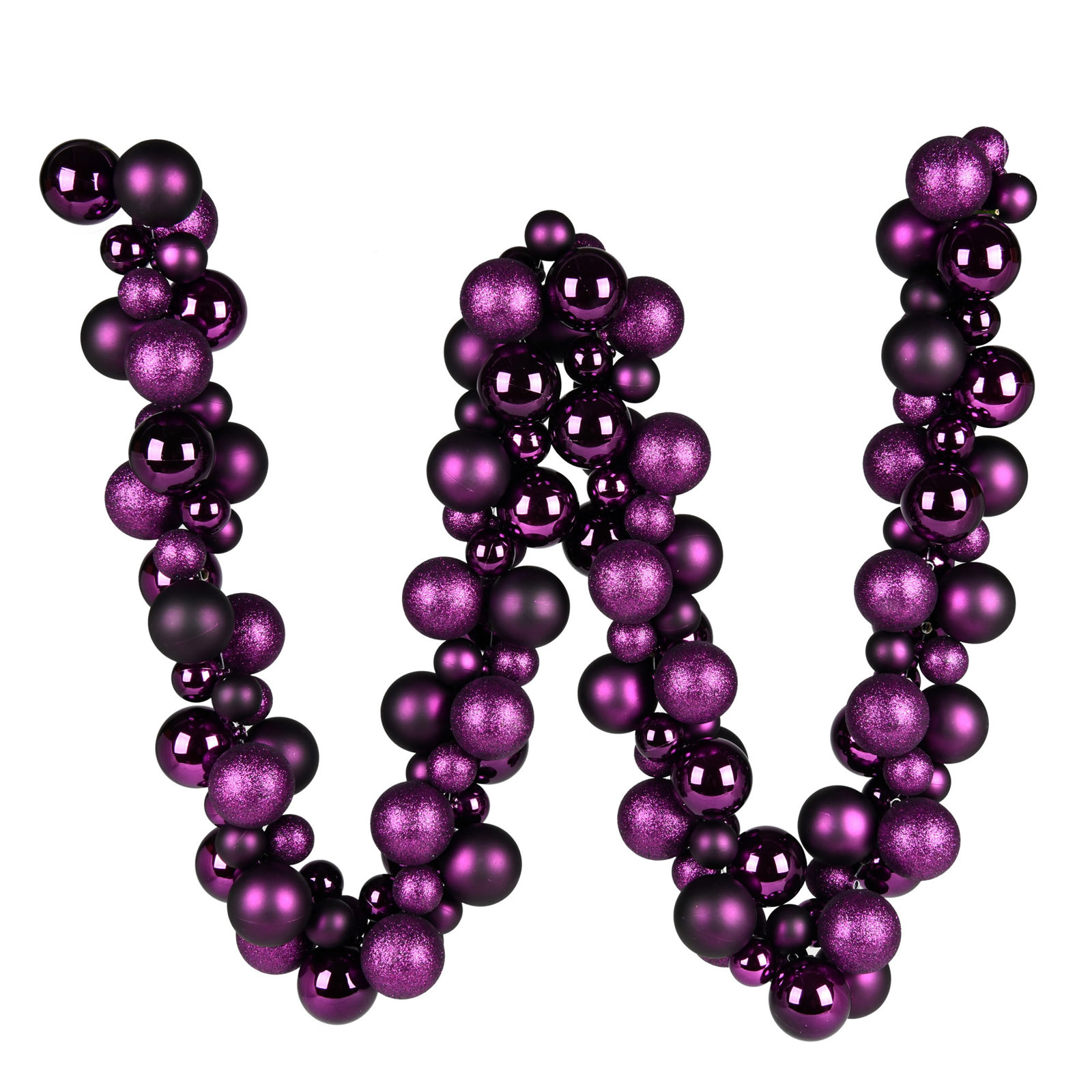 4" Shatterproof Holiday Ornament, Plum