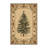Machine Washable Ritner Christmas Modern & Contemporary Abstract Rug in Brown – Beige Binding-2013126867