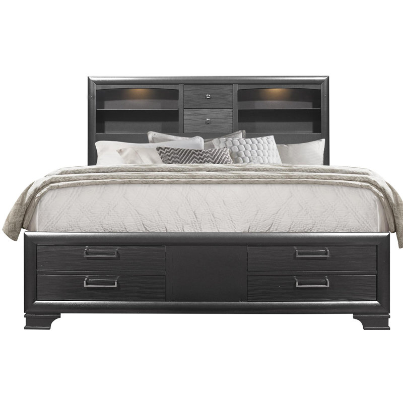 Adebayo Bookcase Storage Bed, Full