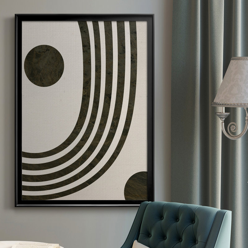 «Tubular Abstract I», reproduction encadrée de qualité supérieure, prête à être accrochée, H 36,5 po x l 26,5 po x P 1,5 po