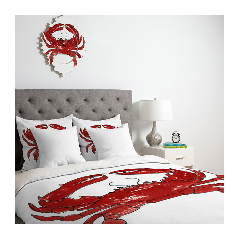 Housse de couette simple crab, Grand
