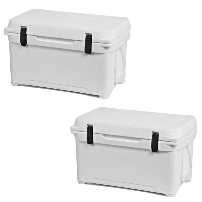 Engel 8.7 Gallon High Performance Seamless Roto Molded Cooler, White