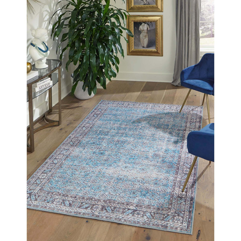 Chenille Oriental Indoor Rug, Rectangle 3'6" x 5'6"