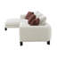 Canapé modulaire Mardi Maroon & Tweed avec 3 coussins