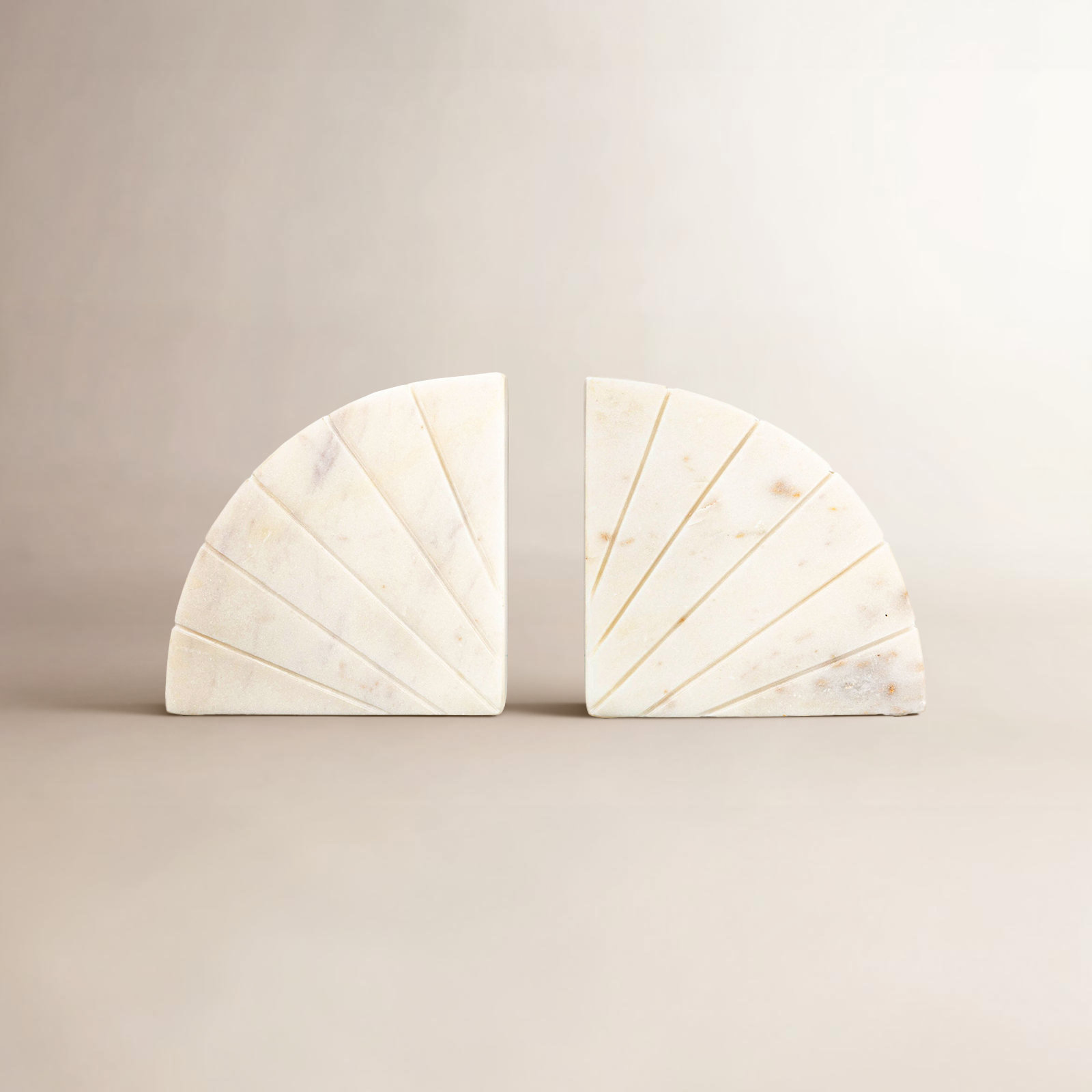 Doyers Genuine Marble Decorative Bookends