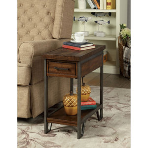 Lorenco End Table with Storage