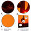 Cactus orange, coucher de soleil, désert, Saguaro - décoration murale florale et botanique en métal-1436459930
