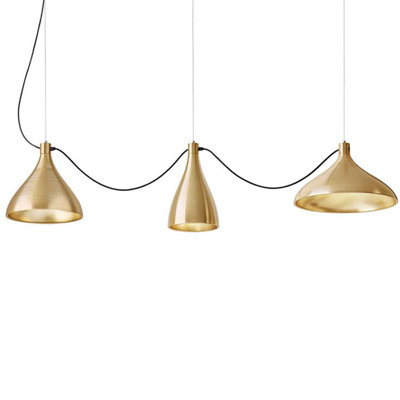 Swell Dimmable 3-Light Pendant