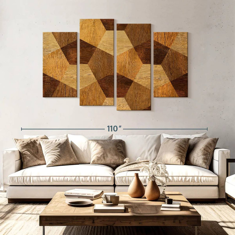 Abstract Wood Decor
