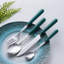 16 Pieces Cutlery Sets, Mirror Polish, Stainless Steel Flatware With Ceramic Handle, Knife Fork Spoon Eating Utensils Set, For Home/Office/Party