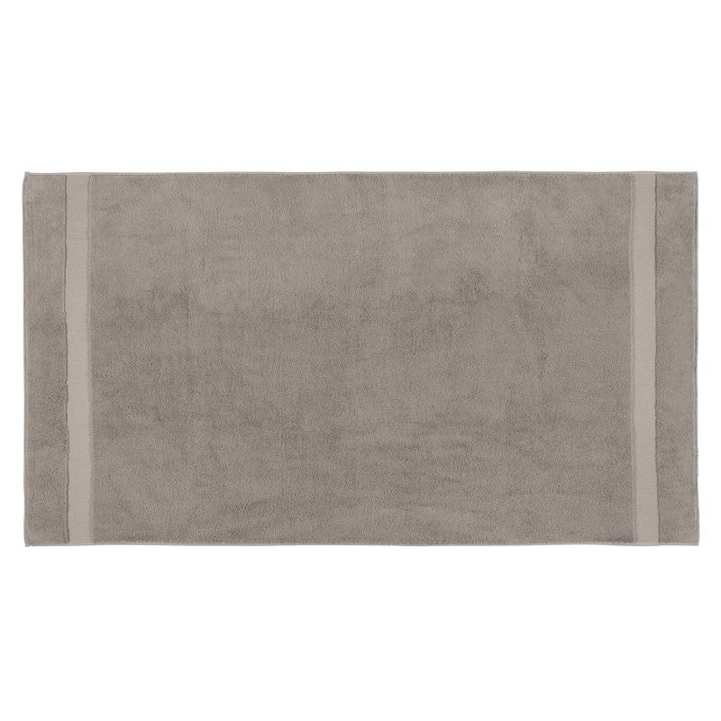 Soft & Absorbent Hand Towel, Warm Grey, 19.7 x 35.4 inches | Made of 80% Cotton & 20% Bamboo, 19.4 oz per sq yd | Perfect for Bath, Gym, or Spa, Gentle Wash & Tumble Dry Instructions Included