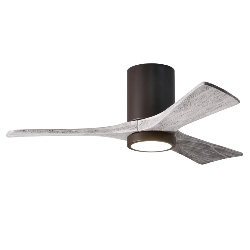 Irene LED Ceiling Fan, Barn Wood Tone, Textured Bronze, 42"