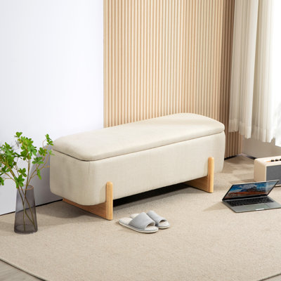 Repose-pieds avec rangement Linen