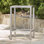 Table de bar d'extérieur en aluminium