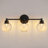 3-Light Dimmable Bathroom Vanity Light, Modern Light Fixtures with  with Clear Glass Shades (3 B11 Bulbs Included)-1977788859