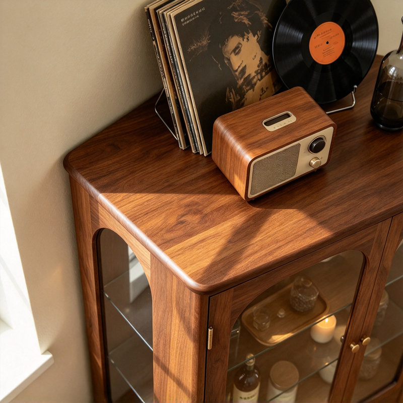 23.6 " L Solid Wood Home Bar