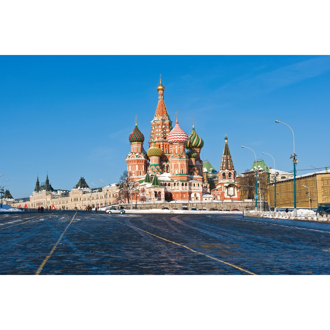 Saint Basil Cathedral  In Moscow