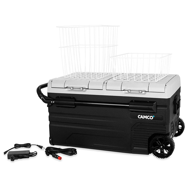 Camco 2.64 Cubic Feet Convertible Mini Fridge with Freezer