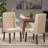 Toshia 1'' H Tufted Upholstered Dining Chair-652636448