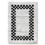 Black Check Hotel Bath Rug-911797552