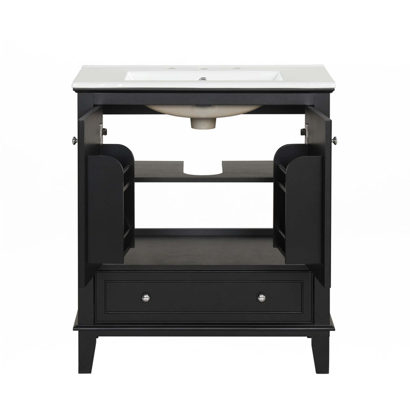 30" Bathroom Vanity With Sink Combo