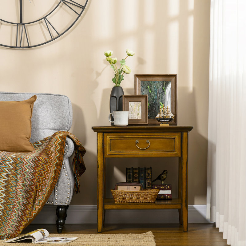 Table d'appoint avec rangement