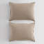 Calvin Klein Washed Percale Cotton Solid Comforter Set-1278333974-1278333995