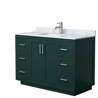 Miranda 48" Freestanding Single Bathroom Vanity with Marble Top