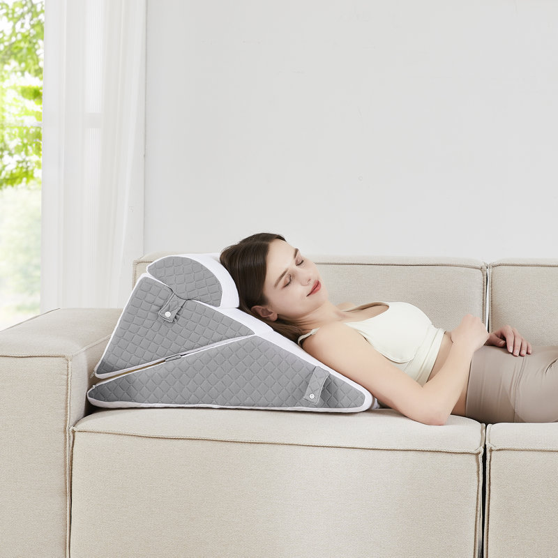 3-Piece Support Wedge Pillow Set With High Density Foam By Sweet Home Collection®