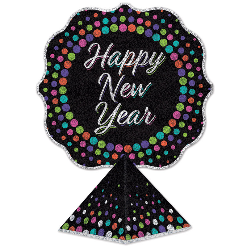 Centre de table 3D Happy New Year