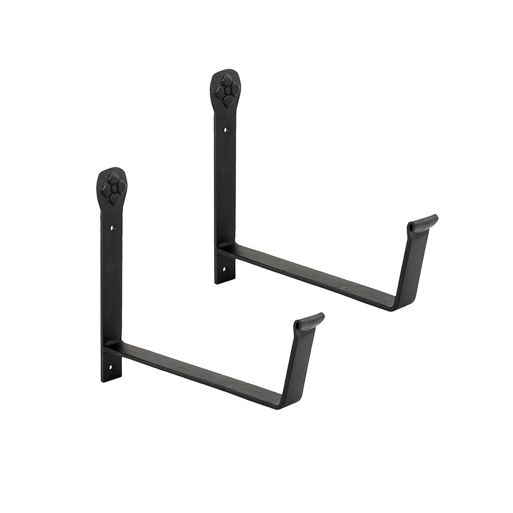 Leia Metal Bracket Plant Stand (Set of 2) Charlton Home® 