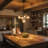 5 Lights Modern Industrial Pendant Lights Clear Glass Shade