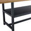 Table de salle à manger avec rangement au milieu des pieds de la table, jumelée à 8 chaises avec coussins arrondis-726213993
