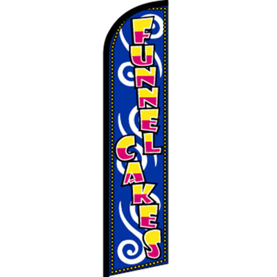 Double Sided 138'' H x 30'' W Polyester Feather Banner