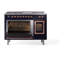 ILVE Nostalgie II Noblesse 48 inch Dual Fuel Range (5 Sealed Burners + Griddle + French Top, Triple Glass Door)-1568569772-1568569775-1568569764