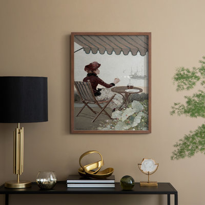 «Vintage Portrait Print», reproduction encadrée L III