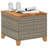 Square Solid Wood Outdoor Dining Table , 17.7 " W 17.7 " D-1820646227